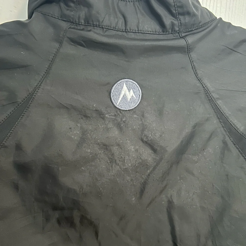 Marmot Black Nylon Blend Jacket Size Small Outdoors Gorpcore